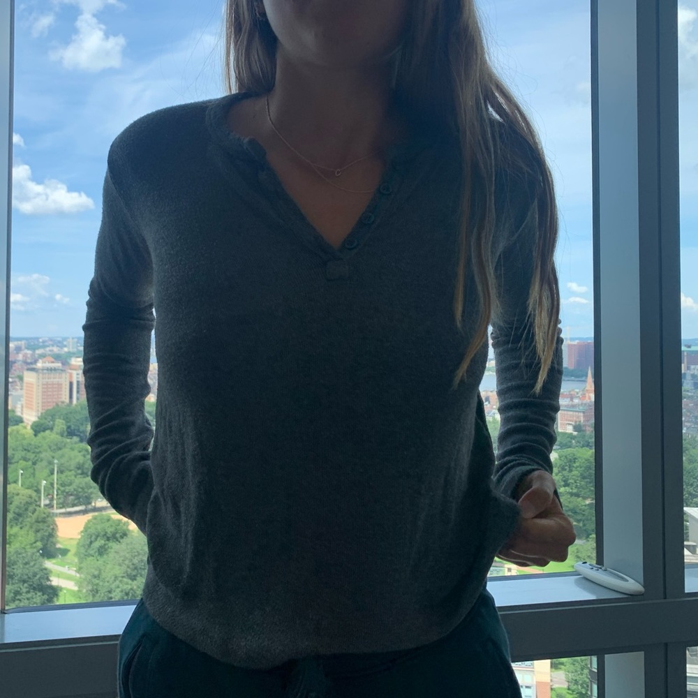 gray brandy melville long sleeve